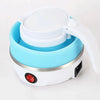 Foldable Kettle Coffee Pot Tea Kettle 1L Electric Space-saving ABS Camping Home Travel Outdoor Heating Hot Water Cup